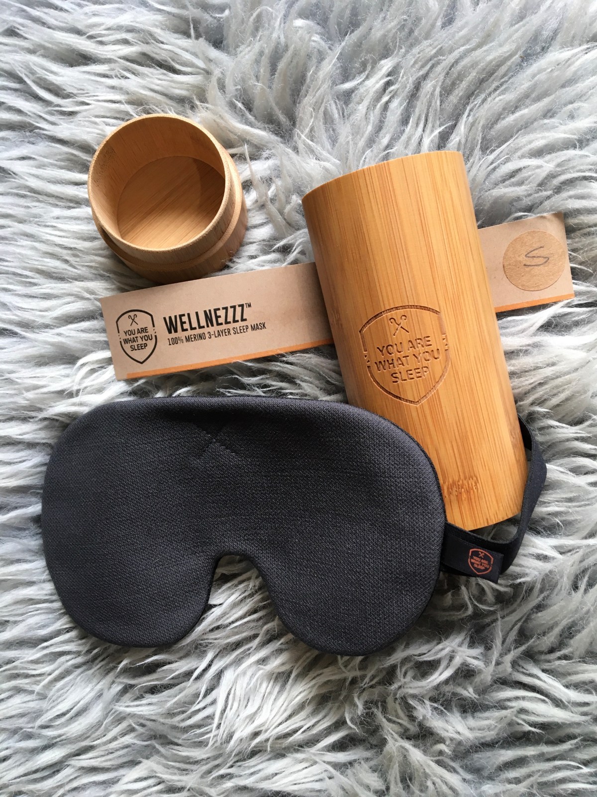 Merino 3-Layer Sleep Mask from YOU ARE WHAT YOU&nbsp;SLEEP