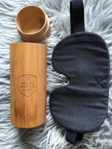 100% Merino 3 Layer Sleep Mask in SLATE